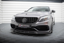 Mercedes AMG C63 Sedan / Estate W205 Facelift 2018-2021 Frontläpp / Frontsplitter V.2 Maxton Design